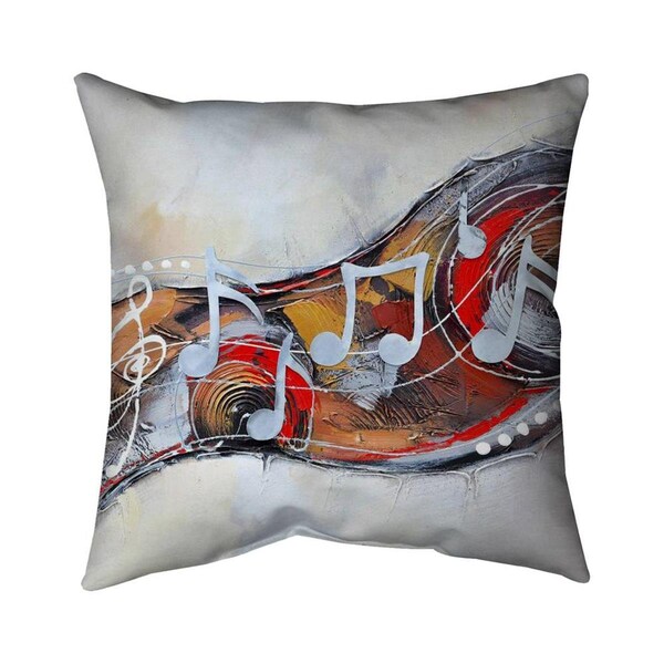 Fondo 20 x 20 in. Abstract Serenade-Double Sided Print Indoor Pillow - FO3326487