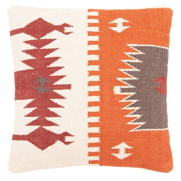 Safavieh 20 x 20 in. Pradeep Pillow Rust & Beige - PLS4000A-2020