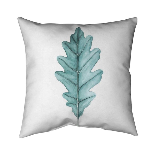 Fondo 20 x 20 in. Oak Leaf-Double Sided Print Indoor Pillow - FO2793043