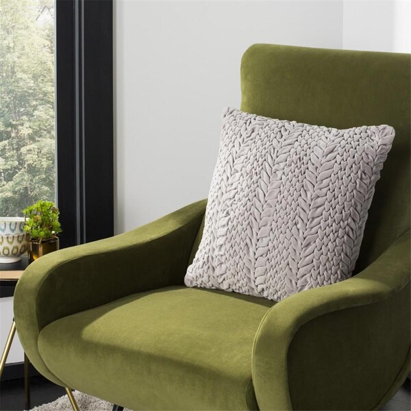 Safavieh 20 x 20 in. Barlett Pillow, Grey - PLS878B-2020