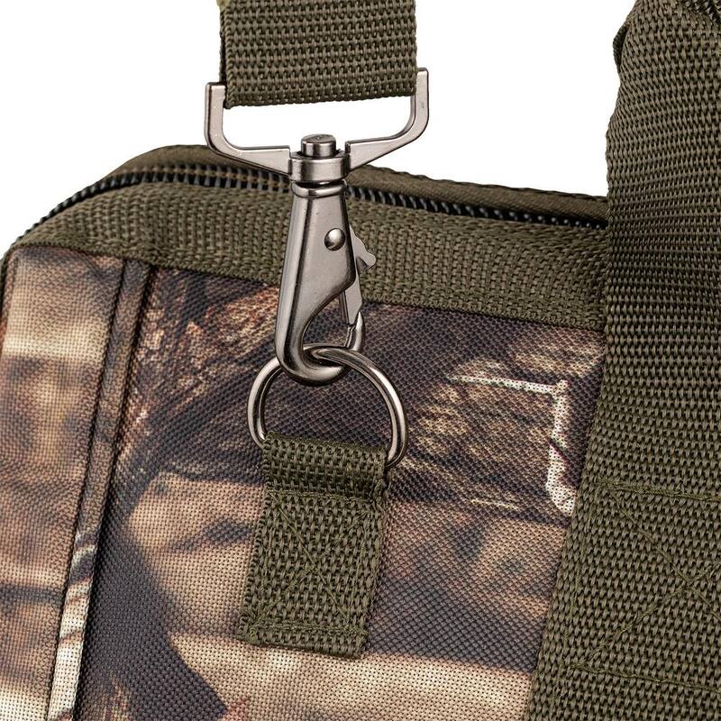 BUCKET BOSS Mossy Oak Breakup Camo Gatemouth 16 in. Tool Bag with 16 Pockets - 85016