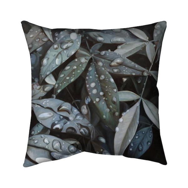 Fondo 20 x 20 in. Leaves After Rain-Double Sided Print Indoor Pillow - FO2772173