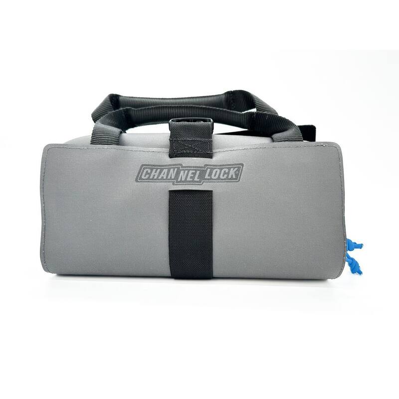 Channellock 10.5 in. PRO 2-Pouch Tool Roll System Grey Fused with Black - MTR2G