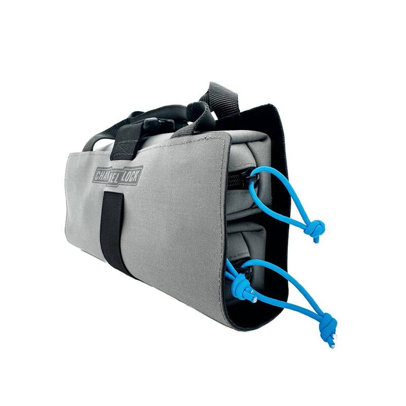 Channellock 10.5 in. PRO 2-Pouch Tool Roll System Grey Fused with Black - MTR2G