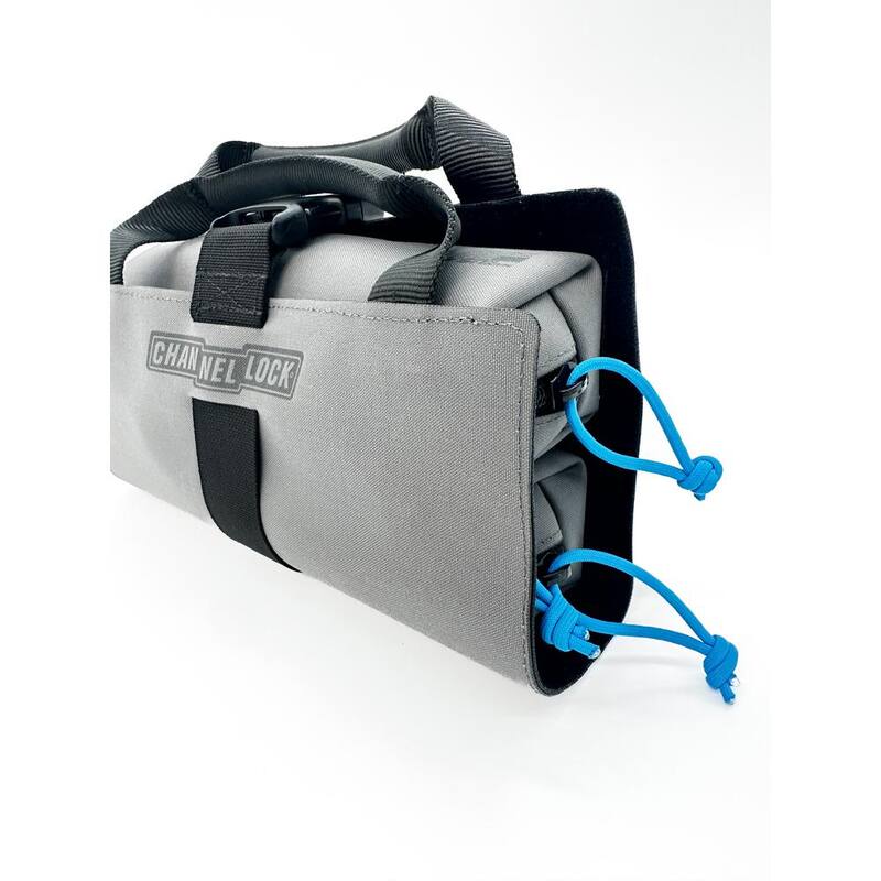 Channellock 10.5 in. PRO 2-Pouch Tool Roll System Grey Fused with Black - MTR2G