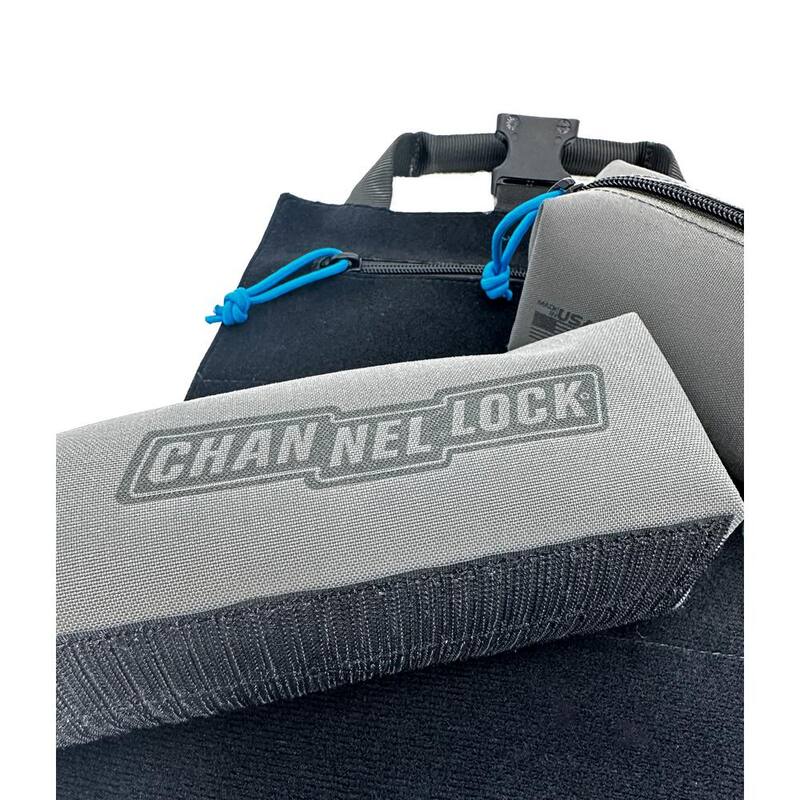 Channellock 10.5 in. PRO 2-Pouch Tool Roll System Grey Fused with Black - MTR2G