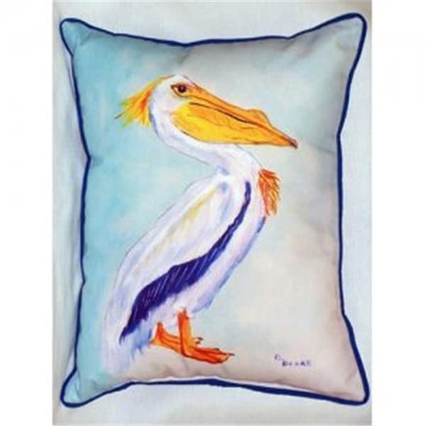 Betsy Drake Betsy Drake ZP177 King Pelican Indoor & Outdoor Throw Pillow; 20 x 24 in. - ZP177