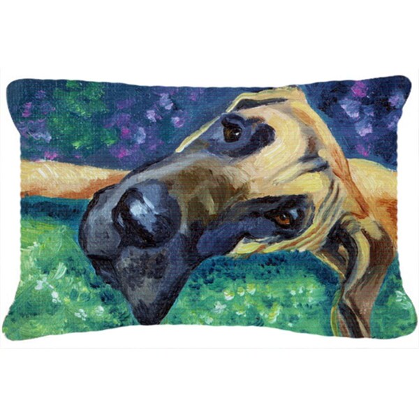 Jensendistributionservices Great Dane Hard Day Fabric Decorative Pillow - MI2552517
