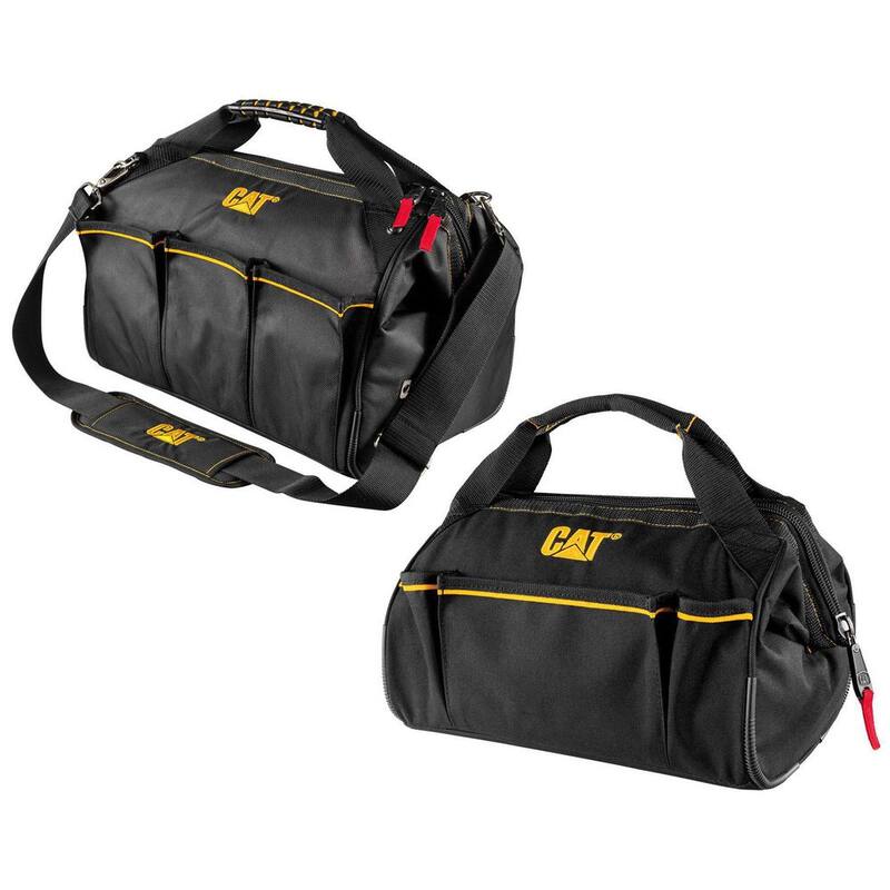 CAT 13 in. and 16 in. Wide Mouth Tool Bag Set (2-Piece) - 240160
