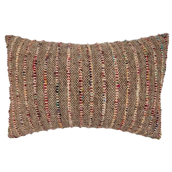 Rlm Distribution SARO  16 x 24 in. Oblong Poly-Filled Throw Pillow with Corded Design - HO3202992