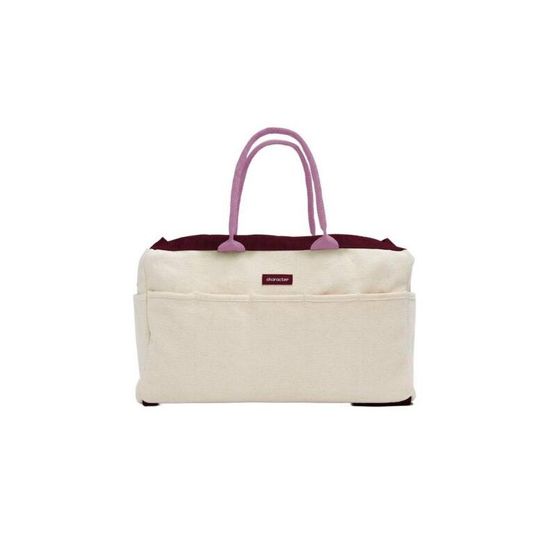 Character 14 in. 9 Pocket Red Canvas Tool Bag - K-CHA-STG-BAG-RD-001