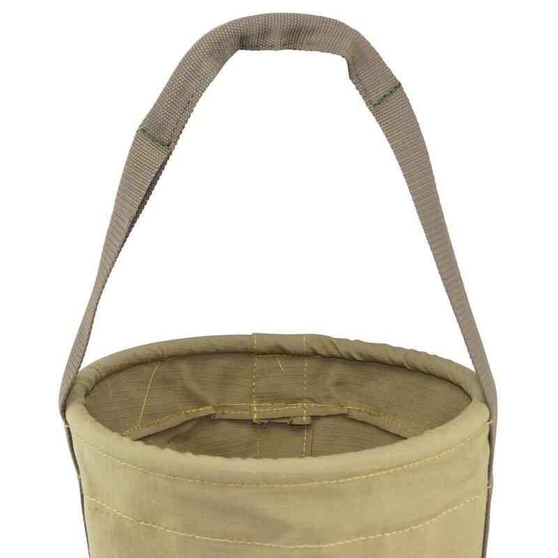 Graintex 12 in. 6 Pocket Utility Tool Bucket in Khaki Green - CB2417