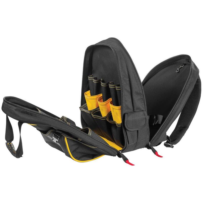 CAT 17 in. 31-Pocket Tech Tool Backpack in Black - 980202N