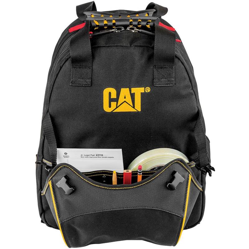 CAT 17 in. 31-Pocket Tech Tool Backpack in Black - 980202N