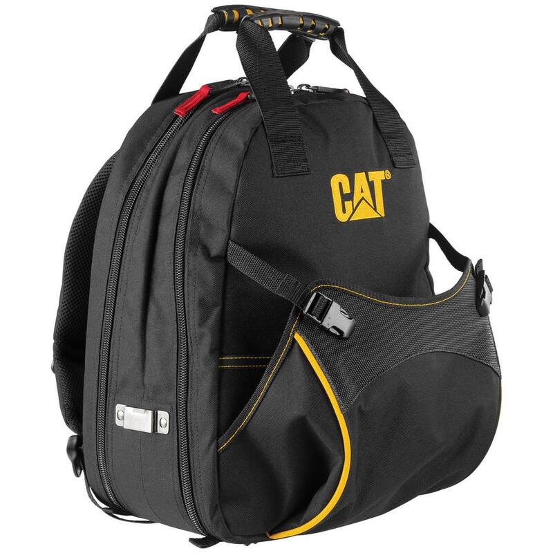 CAT 17 in. 31-Pocket Tech Tool Backpack in Black - 980202N