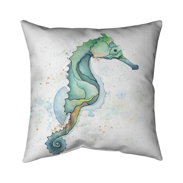 Fondo 26 x 26 in. Sea Horse-Double Sided Print Indoor Pillow - FO2794149