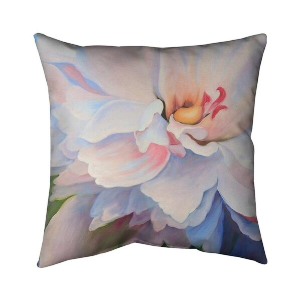 Begin Home Decor 20 x 20 in. Pastel Colored Flower-Double Sided Print Indoor Pillow - 5541-2020-FL167