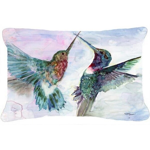 Jensendistributionservices Hummingbird Combat Fabric Decorative Pillow - MI11031