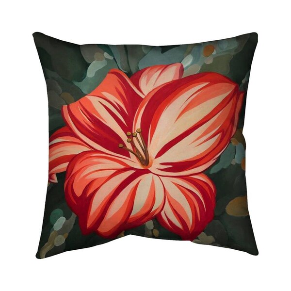 Fondo 20 x 20 in. Blooming Daylilies-Double Sided Print Indoor Pillow - FO2794526