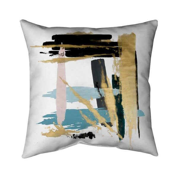 Fondo 20 x 20 in. Pastel Stroke-Double Sided Print Indoor Pillow - FO2796320