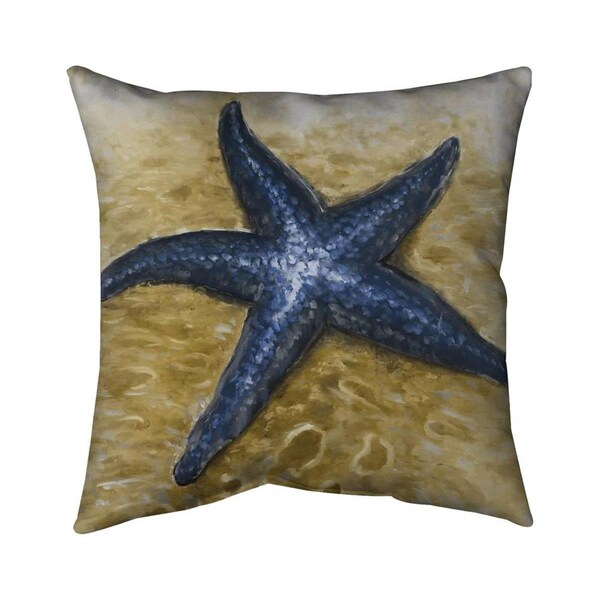 Fondo 20 x 20 in. Beautiful Starfish-Double Sided Print Indoor Pillow - FO2774574