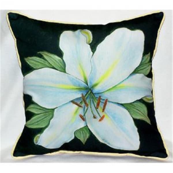 Betsy Drake Casablanca Lily Throw Pillow- 22 x 22 in. - ZP704