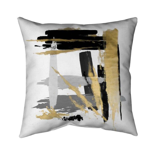 Begin Home Decor 20 x 20 in. Brush Strokes-Double Sided Print Indoor Pillow - 5541-2020-AB114-1