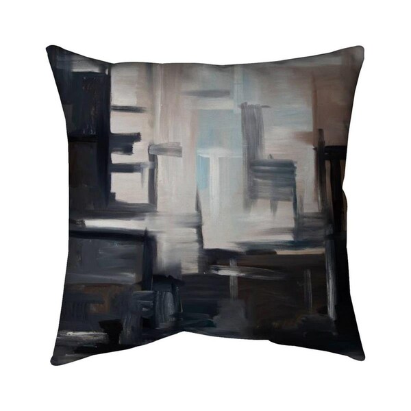 Begin Home Decor 20 x 20 in. Subtil-Double Sided Print Indoor Pillow - 5541-2020-AB45