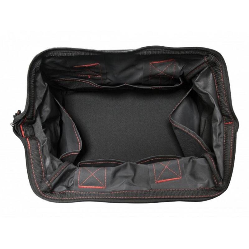 Platinum Tools 8.75 in. x 12.75 in. x 8 in. Big Mouth Canvas Tool Bag - 4006