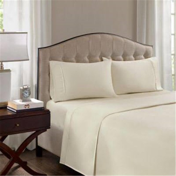 Madison Park Standard Size Cotton Blend Pillowcases, Ivory - MP21-4848