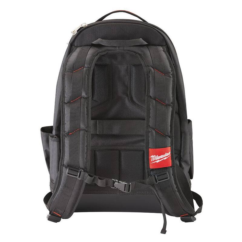 Milwaukee Jobsite Backpack with FASTBACK Folding Utility Knives with Blade Storage and General Purpose Utility Blade Set (50-Pack) - 48-22-8200-48-22-1504