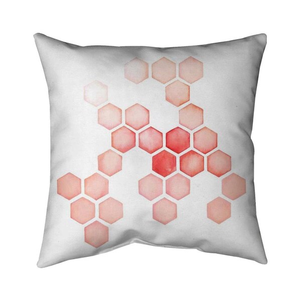 Begin Home Decor 26 x 26 in. Multiple Alveoles-Double Sided Print Indoor Pillow - 5541-2626-AB67-1