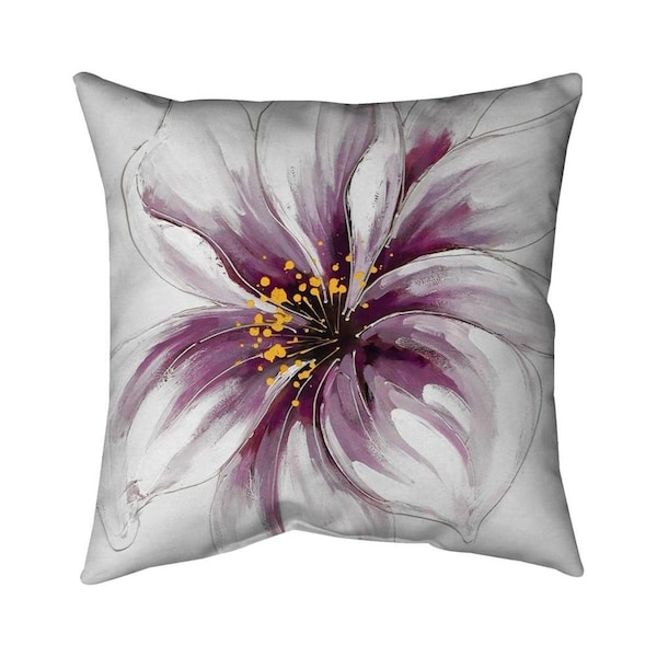 Fondo 20 x 20 in. Purple Orchid-Double Sided Print Indoor Pillow - FO2791825