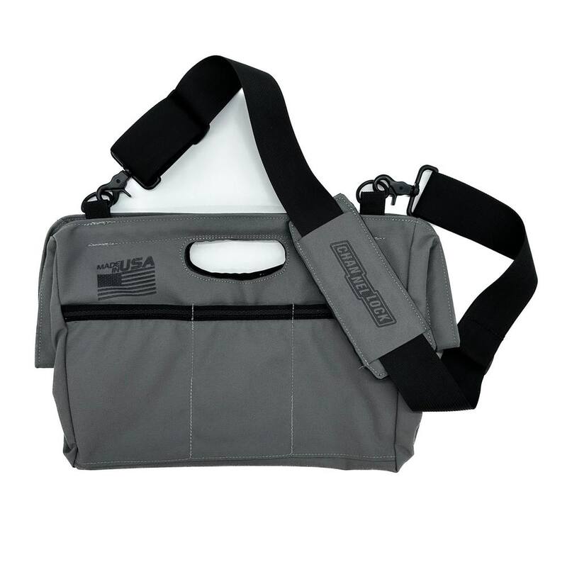 Channellock 16.5 in. Standard Tool Tote Grey Fused with Black - TGM1G