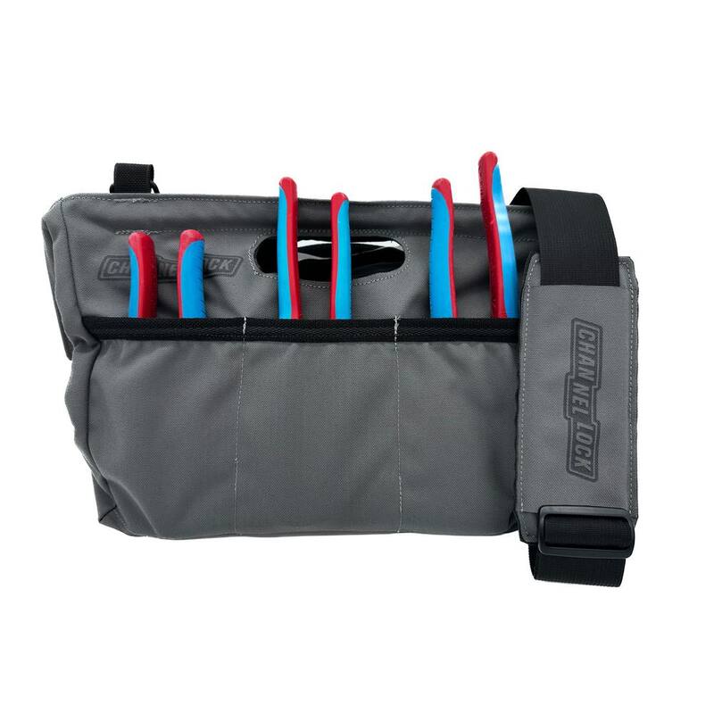 Channellock 16.5 in. Standard Tool Tote Grey Fused with Black - TGM1G