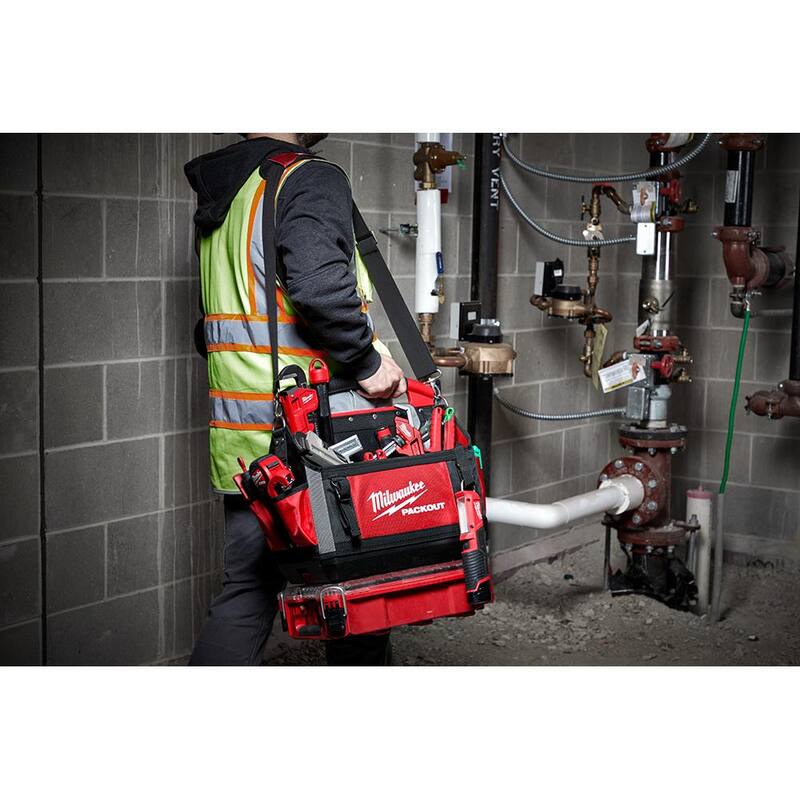 Milwaukee 15 in. PACKOUT Tote with Screwdriver Set (11-Piece) - 48-22-8315-48-22-2710