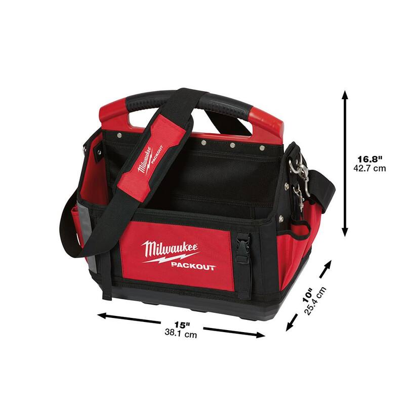 Milwaukee 15 in. PACKOUT Tote with Screwdriver Set (11-Piece) - 48-22-8315-48-22-2710