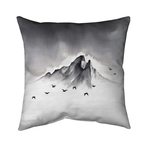 Fondo 26 x 26 in. Mountain Peak-Double Sided Print Indoor Pillow - FO3334813