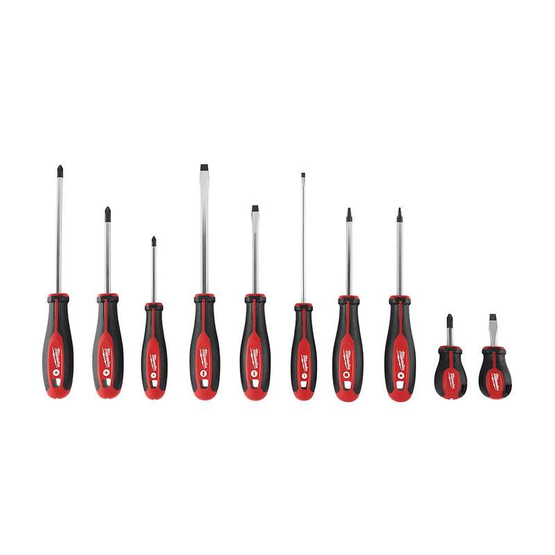 Milwaukee 15 in. PACKOUT Tool Bag/Tote with Screwdriver Set (11-Piece) - 48-22-8321-48-22-2710