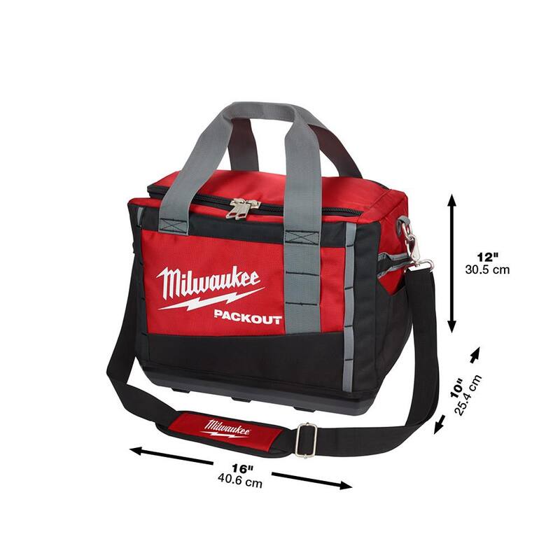 Milwaukee 15 in. PACKOUT Tool Bag/Tote with Screwdriver Set (11-Piece) - 48-22-8321-48-22-2710