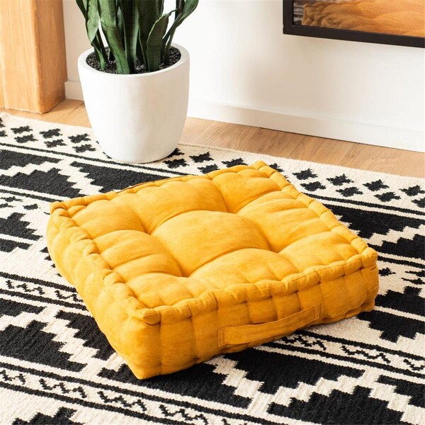 Safavieh Gardenia Floor Pillow, Ginger - FLP1002C