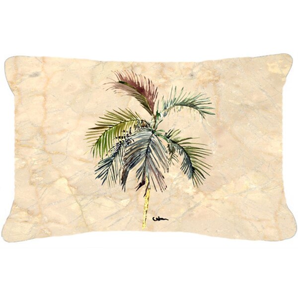 Jensendistributionservices 12 x 16 In. Palm Tree Indoor & Outdoor Fabric Decorative Pillow - MI2554149