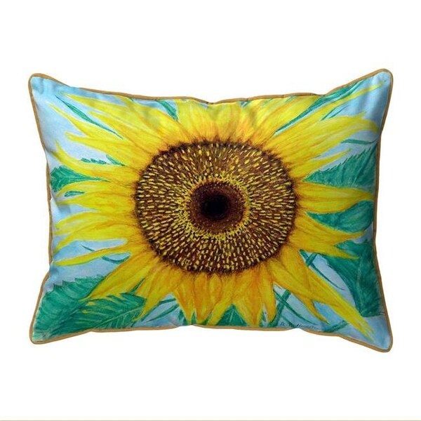 Betsy Drake Betsy Drake SN1003 11 x 14 in. Dicks Sunflower Small Indoor & Outdoor Pillow - SN1003