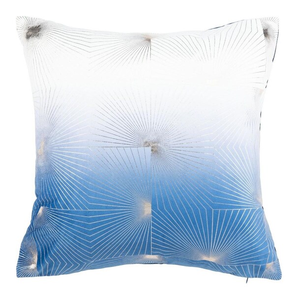 Safavieh Loran Pillow Navy Grey & Poly Fill - PLS7145B-1818