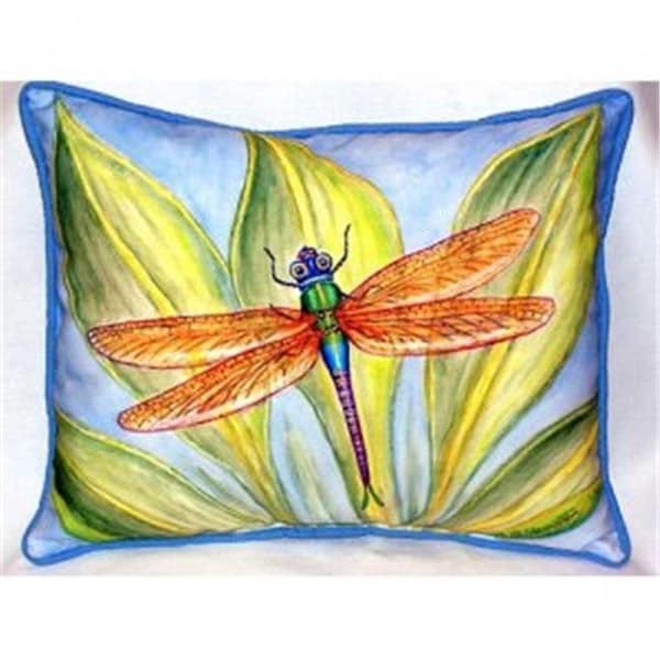 Betsy Drake Betsy Drake ZP299 Dicks Dragonfly Indoor & Outdoor Throw Pillow; 20 x 24 in. - ZP299