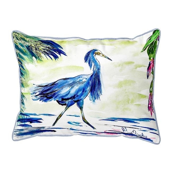 Betsy Drake Betsy Drake ZP810 20 x 24 in. Blue Egret Indoor & Outdoor Extra Large Pillow - ZP810