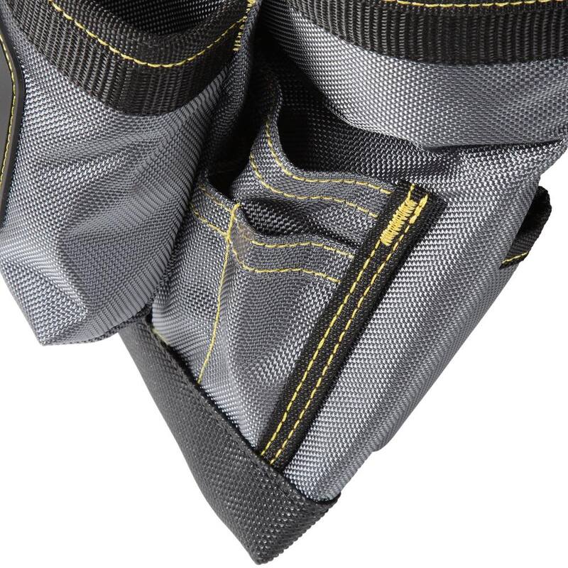 MagnoGrip 11 in. 10-Pocket Platinum Magnetic Tool Pouch with Belt - 002-474