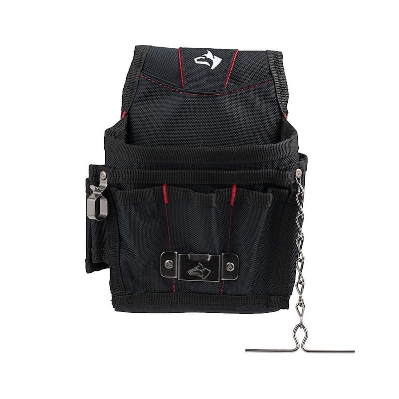 Husky 9-Pocket Black Maintenance Tool Belt Pouch - HD893876-TH