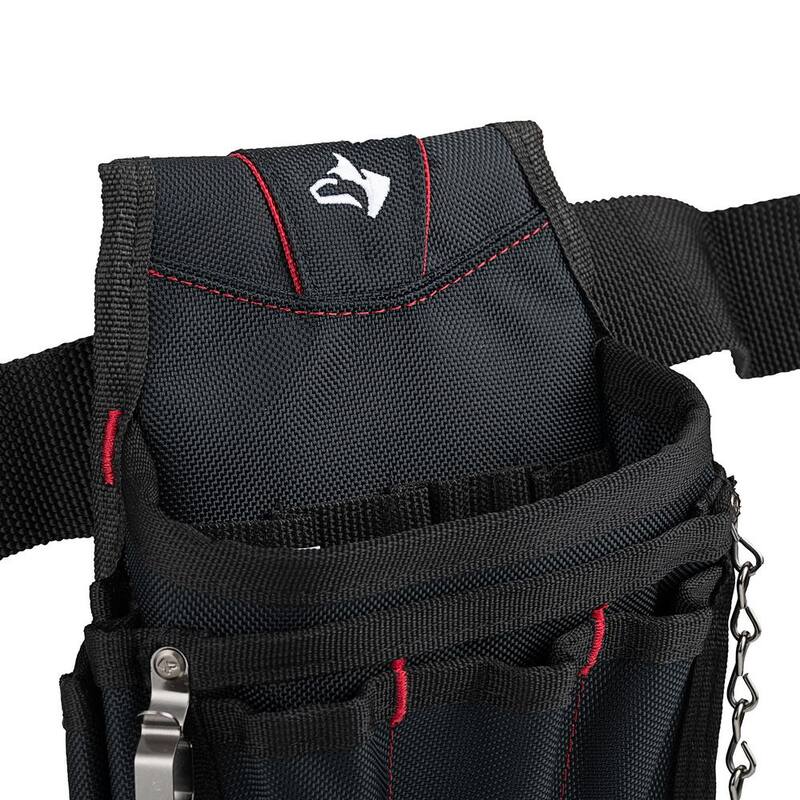 Husky 9-Pocket Black Maintenance Tool Belt Pouch - HD893876-TH