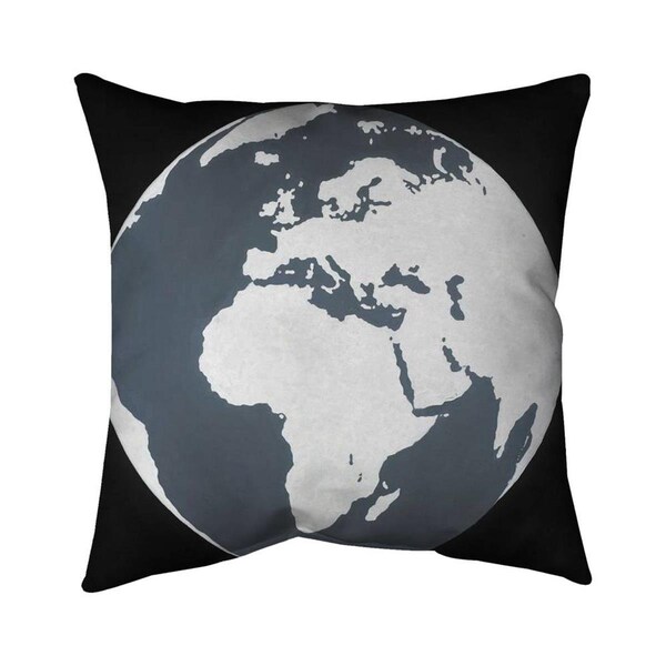 Begin Home Decor 20 x 20 in. Earth-Double Sided Print Indoor Pillow - 5541-2020-TV11